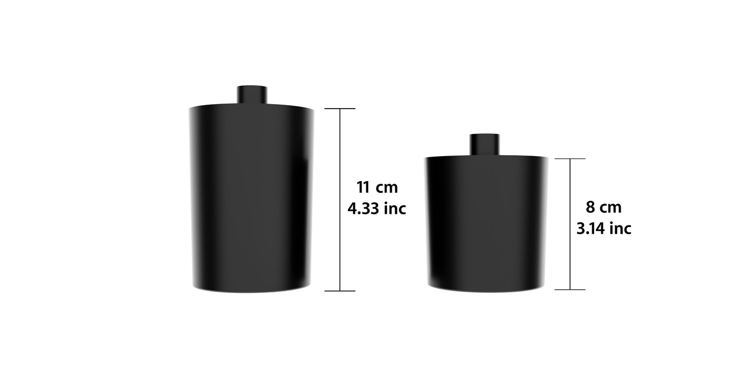 Round replacement Legs for Ikea Kivik Sofa 2/3 Seater, Chaise Longue, Foot stool