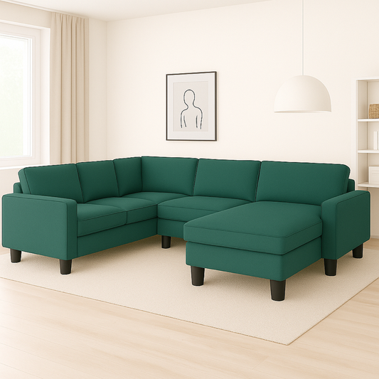 Round Replacement Legs for Ikea Kivik Sofa Corner sofa 5/6-seater with chaise longue